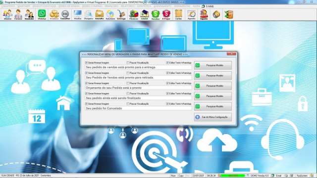 Programa Controle de Estoque, Pedido de Vendas e Financeiro v6.0 PLUS + WHATSAPP