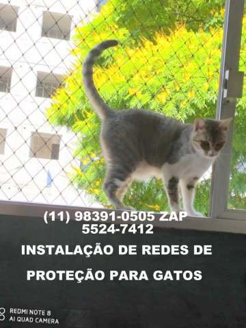 Redes de Proteção na Av. Dos Ourives, 330, Parque Bristol, (11) 5541-8283