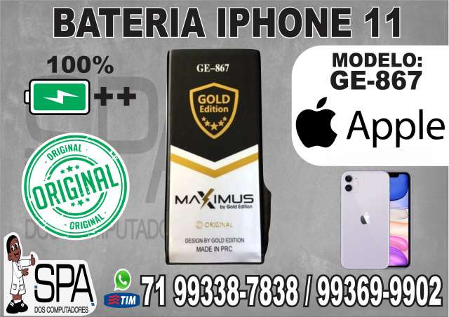 Bateria Original Apple Iphone 11 em Salvador  Ba