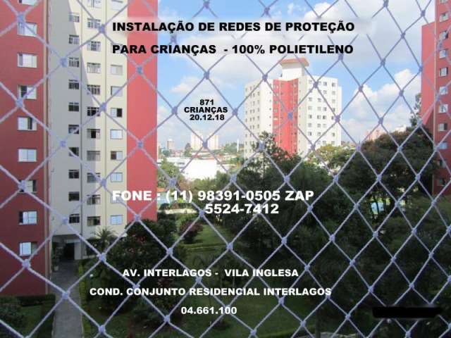 Redes de Proteção na Chacara Santo Antonio , (11) 5541-8283