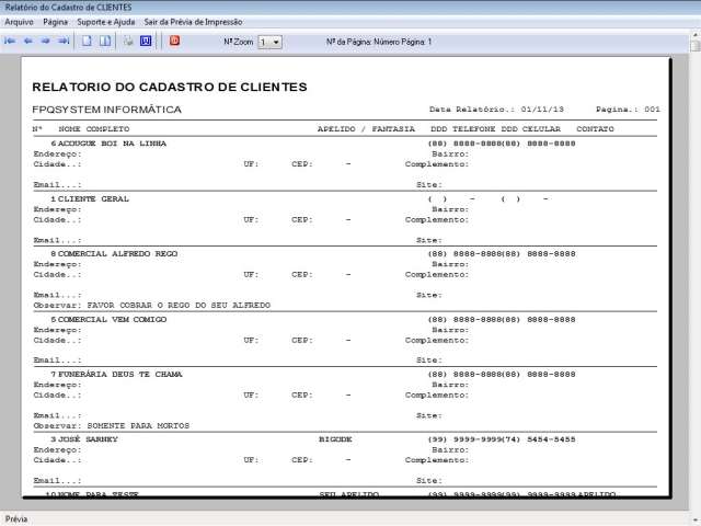 Programa Controle de Estoque e Pedido de Vendas v1.0 - FpqSystem