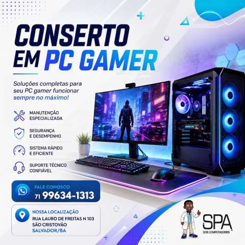 Conserto em Pc Gamer em Salvador e Região