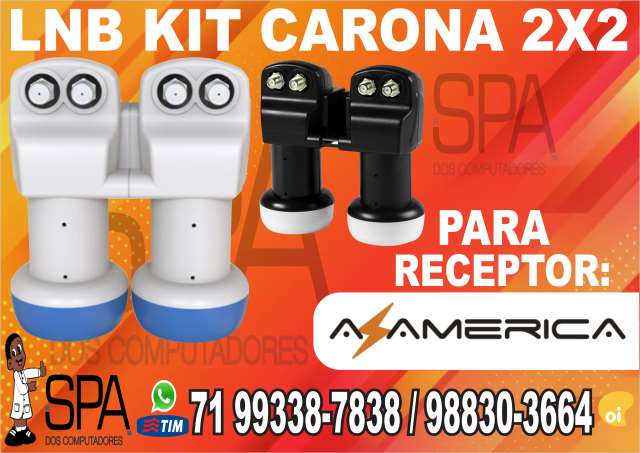 Kit Carona Lnb 2x2 Universal para AzAmerica em Salvador Ba