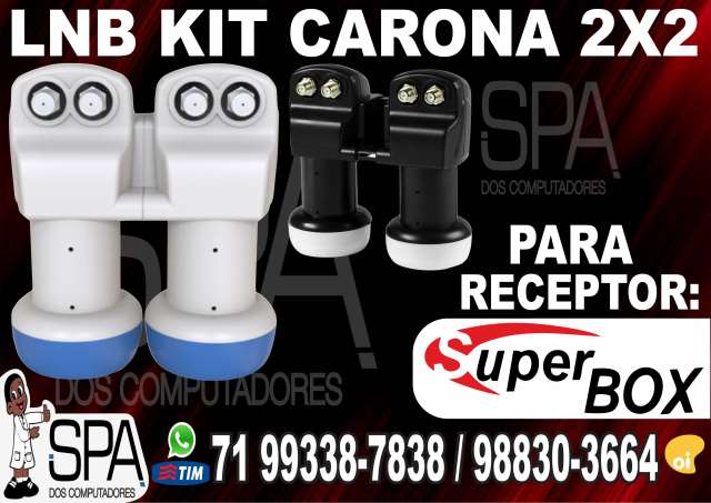 Kit Carona Lnb 2x2 Universal para Superbox em Salvador Ba