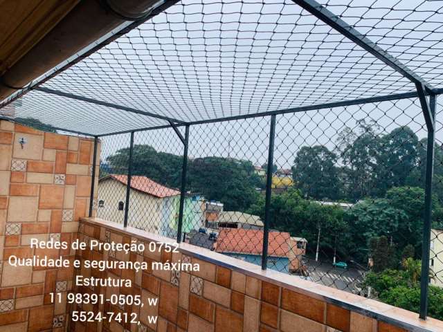 Redes de Proteção na Av. Dos Ourives, 330, Parque Bristol, (11) 5541-8283